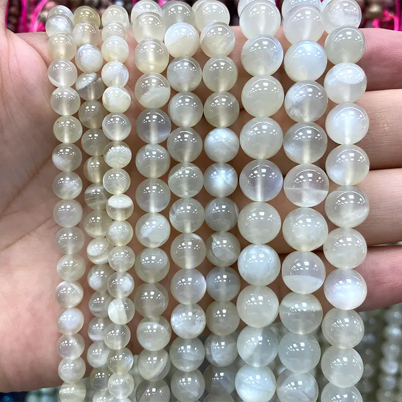 Бусины Из Натурального бирманского гипса AAA для изготовления ювелирных изделий