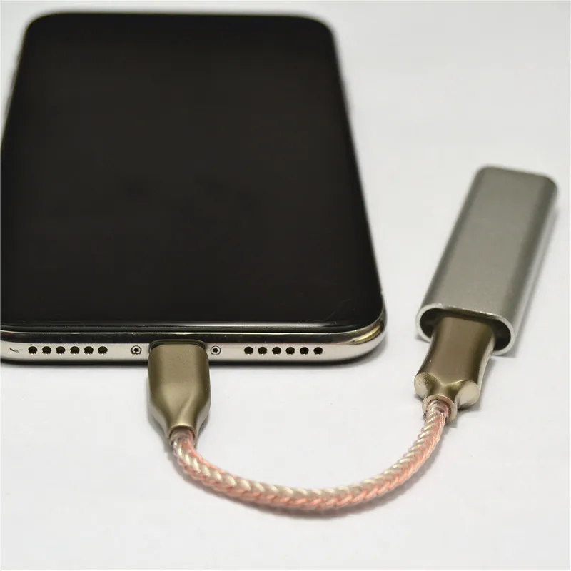 

USB-C Female to Type-C Male OTG Adapter, Lightning Digital Headphone DAC Converter for iPhone 11 Pro Max,Xs,Xr,iPad Air 3 2,iPod