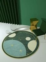 light luxury round carpet bedroom living room tea table hanging basket computer chair cushion girl bedside simple modern househ