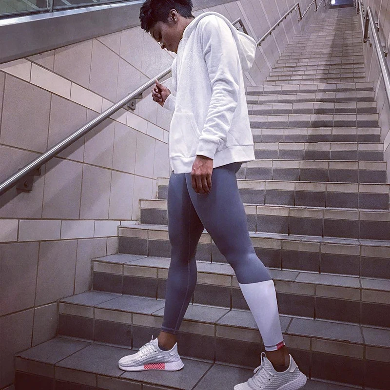 Hamidou новые модные уличные штаны для бега с забавным принтом молнии Леггинсы йоги