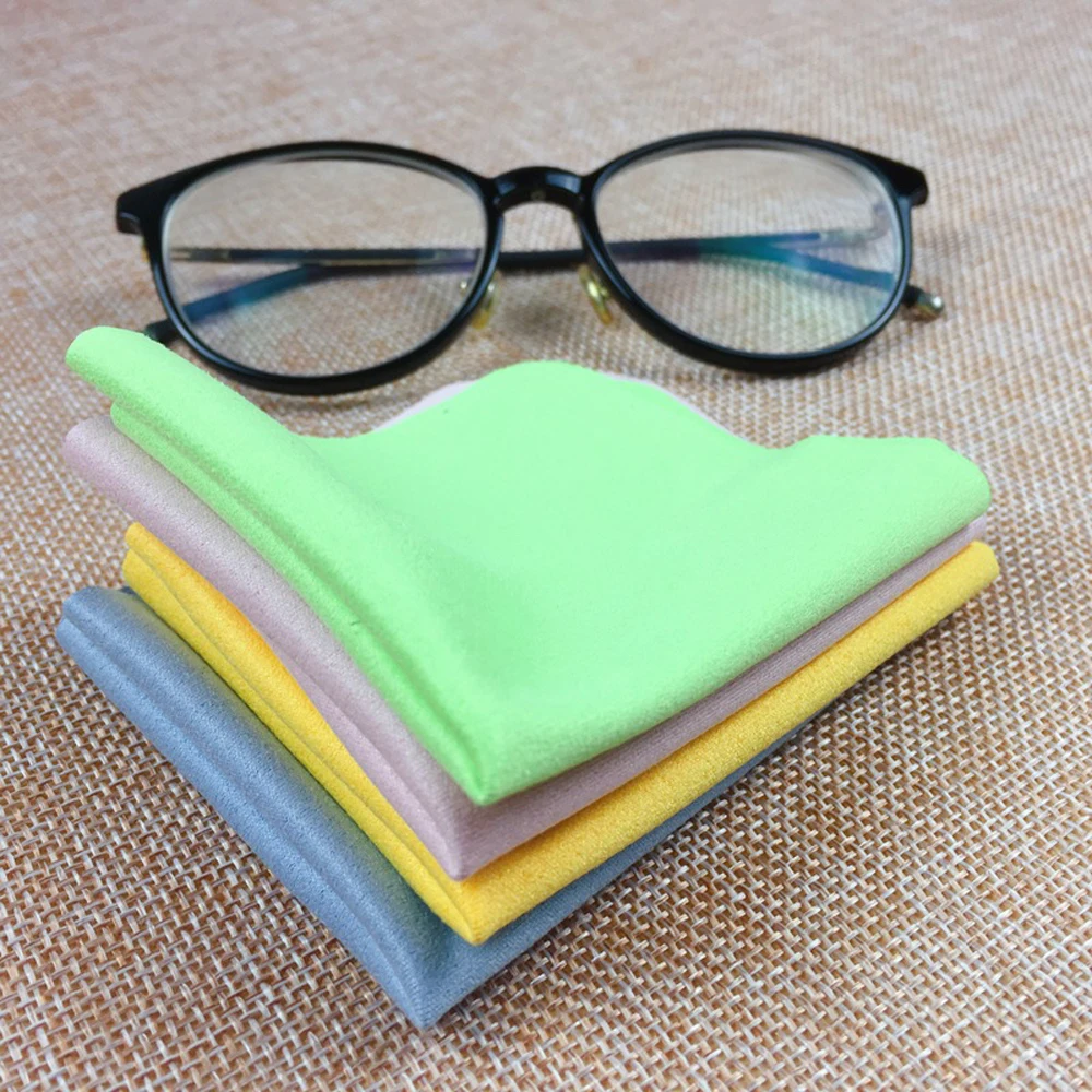 

5Pcs Reusable Anti-Fog Wipes Lens Glasses Cleaning Cloth Scouring Pad Soft Cloth Wash Towel Napkin Glasses Wipe for Phone Screen