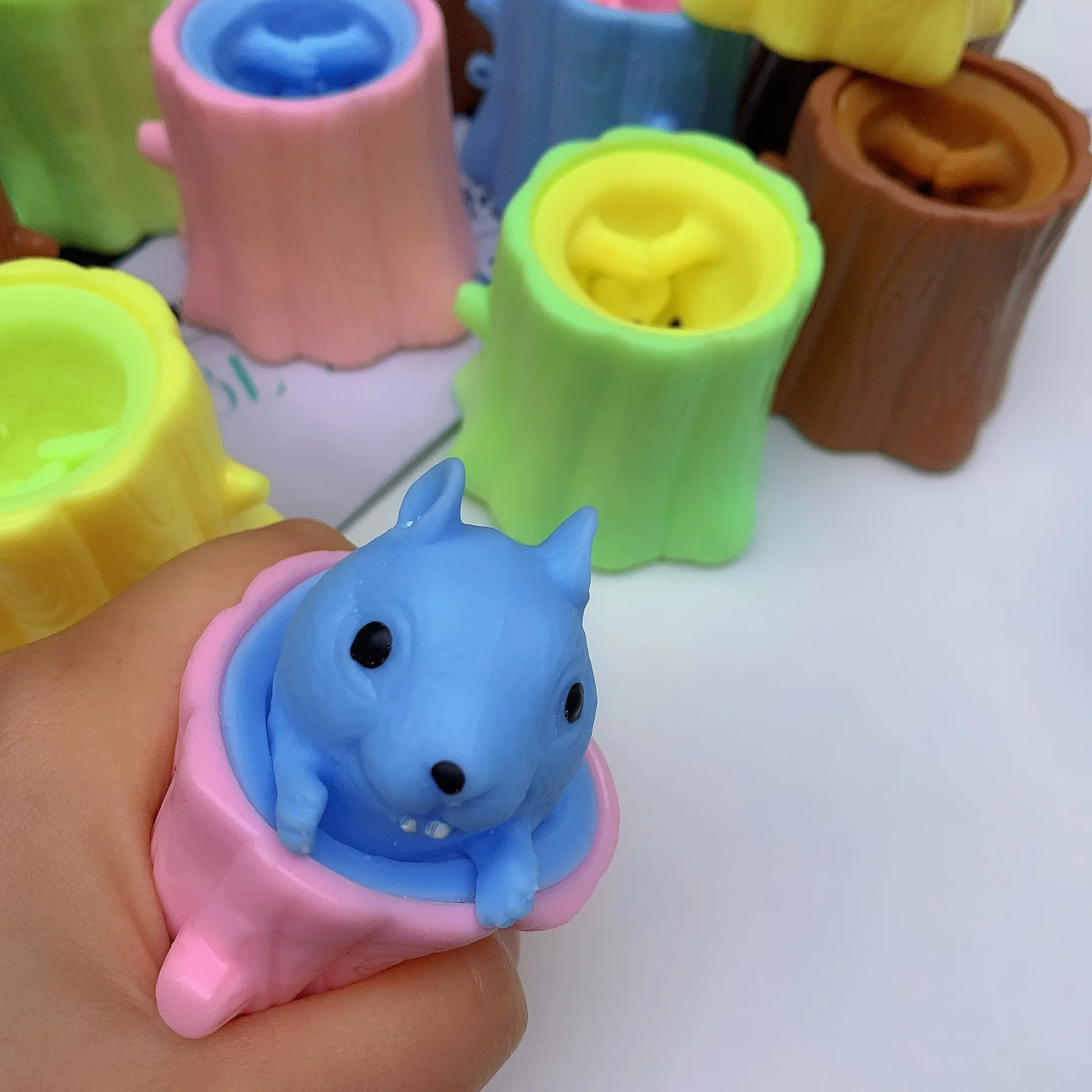 TR New Fidget Toy Cute Little Mouse Pinch Anti-Stress Baby Girl Gift Child Aame Adult Fidget Decompression Toy enlarge