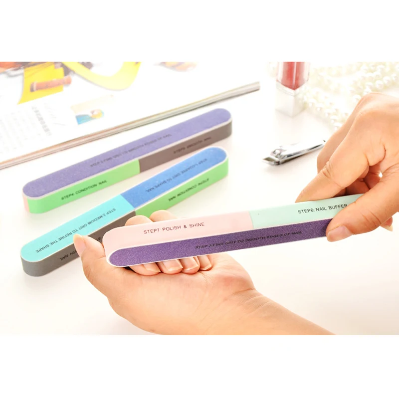 

10/20/50 шт шестигранных Пилочки для ногтей Полировка инструменты для маникюра и педикюра, фрезер Профессиональный пилочка для ногтей искусст...