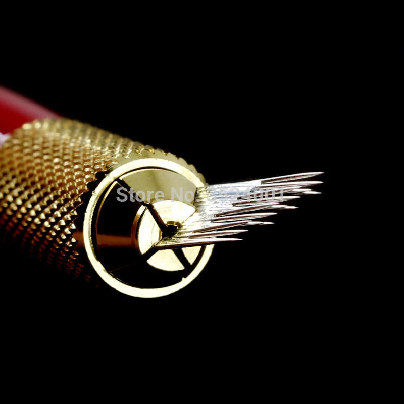 Бесплатная доставка 50 шт 3 ряда линии 16pin ИГЛЫ Перманентный макияж бровей Иглы