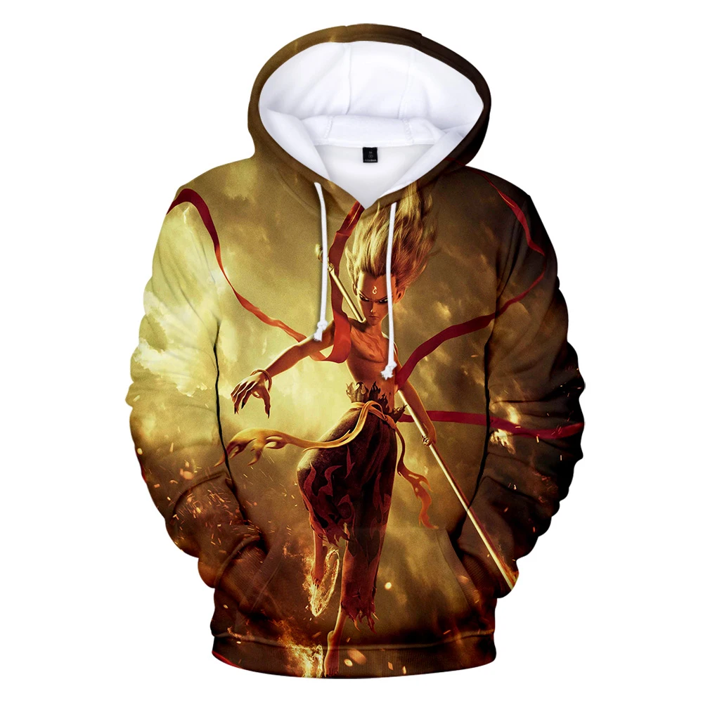 

Новое поступление, модная мультяшная Толстовка NE ZHA 3D в стиле Харадзюку для женщин и мужчин, толстовка с капюшоном для детей и родителей из к...