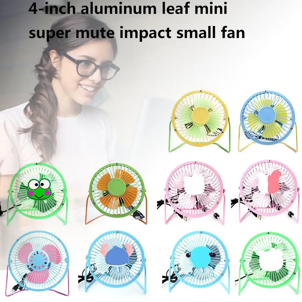 Новый 4 дюймовый компактный настольный энергосберегающий тихий вентилятор Супер