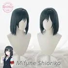 Anihutmifune Shioriko, парик для косплея LoveLive PERFECT DREAM PROJECT, черно-синие волосы для косплея Mifune Shioriko LoveLive PDP