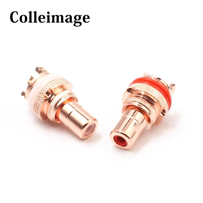 

HiFi, медная пластина, RCA, гнездовой разъем, шасси, розетки, RCA розетка