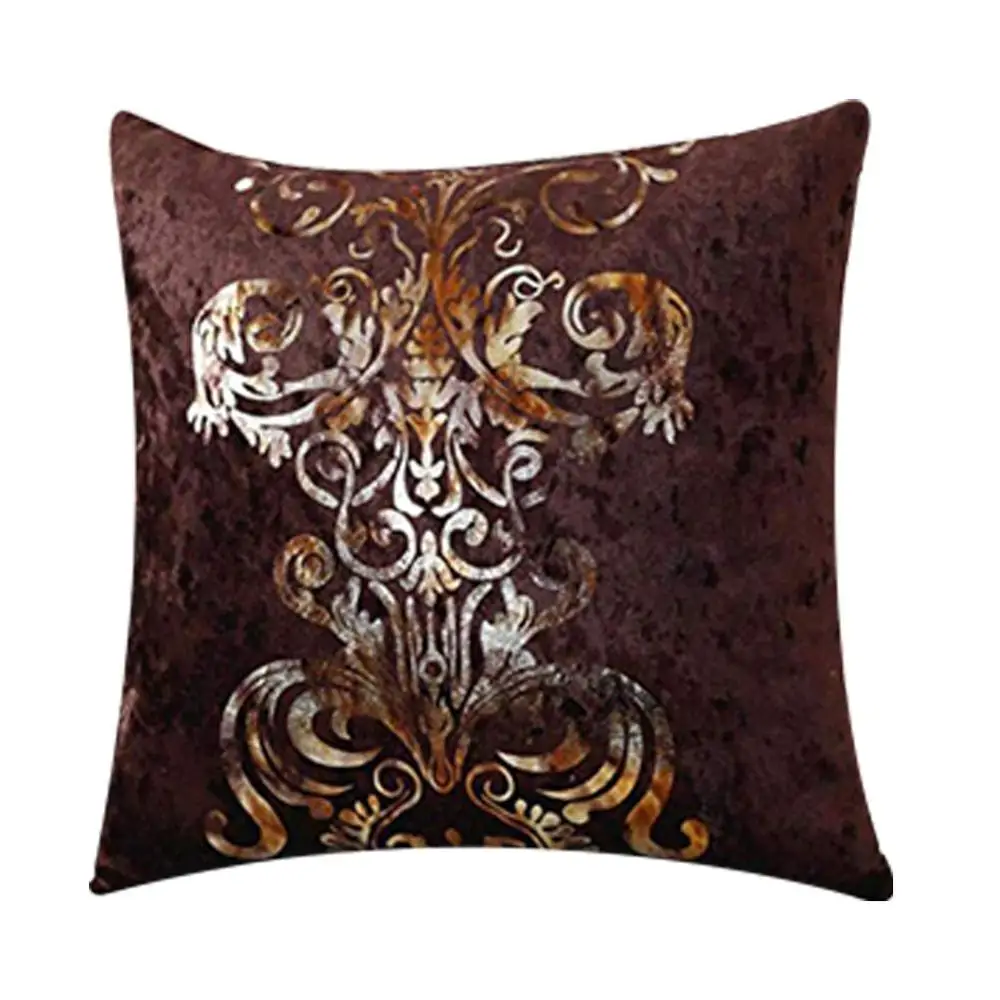 Чехол для подушки Meijuner новая индивидуальная наволочка из флока с бронзовым