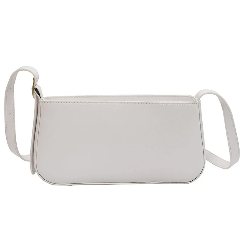 

PU Cute Solid Color Designer Small Leather Crossbody Shoulder Bags for Women 2021 Summer Simple Handbags and Purses Female