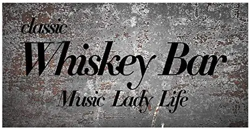 

Interesting Original Retro Design Classic Whisky Bar Tin Metal Signs Wall Art | Thick Tinplate Print Poster Wall Decoration for