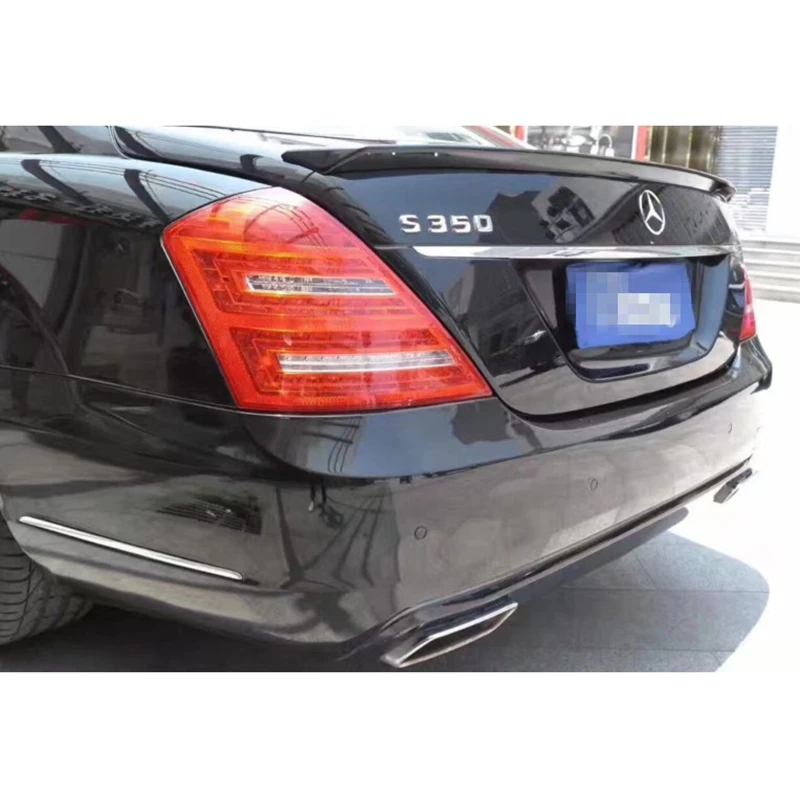Для Mercedes benz S class w221 2006 2013 AMG СТИЛЬ ABS спойлер из материала задний багажник крылья