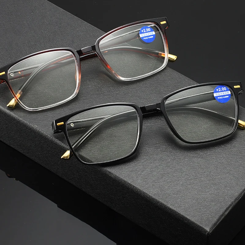 

Retro Clear Lens Presbyopic Glasses Square Women Men Reading Glasses Female Male Reader Eyewear +1.5 2.0 2.5 3.0 3.5 4.0