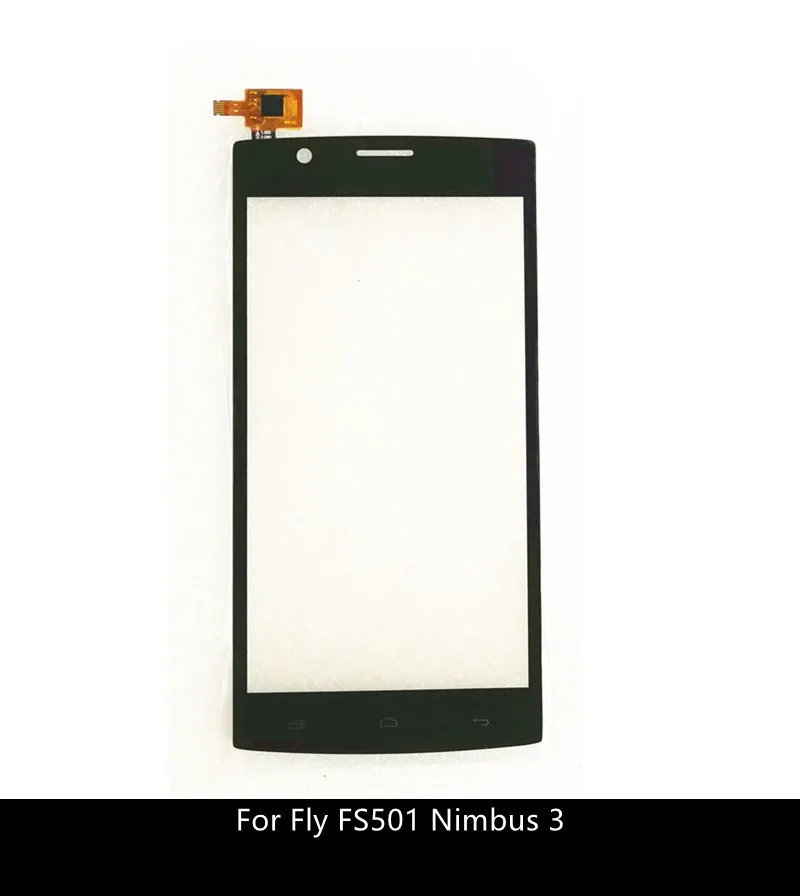 Сенсорный экран для Fly FS501 Nimbus 3 FS 501 сенсорный дигитайзер запасная Передняя
