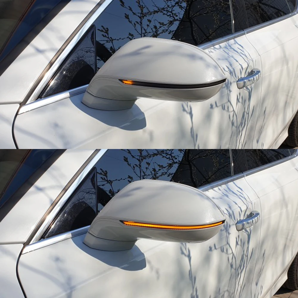 Светодиодный Динамический указатель поворота боковое крыло зеркало заднего