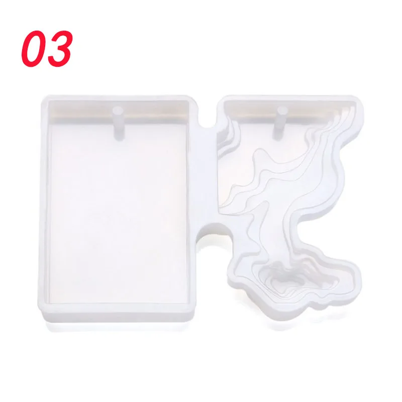 Ручной работы diy кристалл падение клей креативный бетон гипс terrane остров формочка