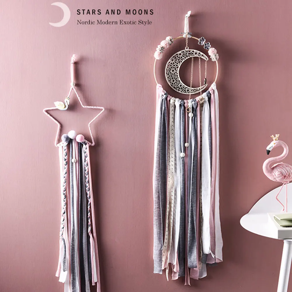 В форме симпатичной звезды подвесные украшения скандинавский Стиль с меховыми