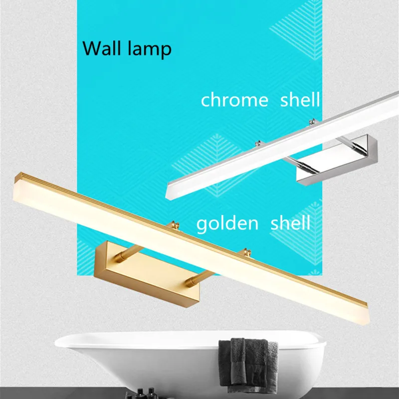Налобный фонарь для зеркала в ванной комнате светодиодный светильник макияжа
