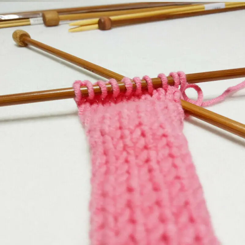 1 пара спицы для вязания из бамбука 3-10 мм | Дом и сад