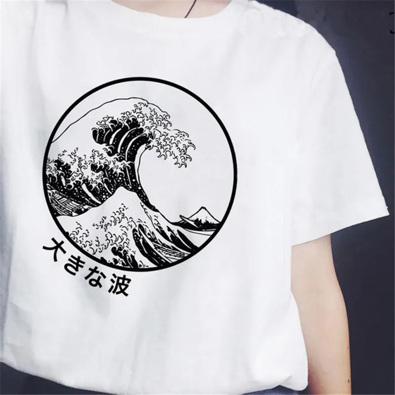 

Women Cartoon Sunset Over The Sea Tshirt Korean Tshirt Summer Tee Shirt Femme Clothing Maycaur Harajuku Japanese Style T-shirts