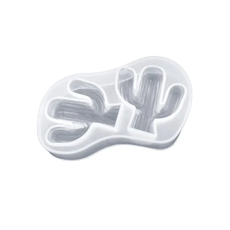 

Silicone Mold DIY Jewelry Making Cactus Pendant Cake Decoration Fondant Epoxy Resin Molds Crystal Handmade Tools Creative