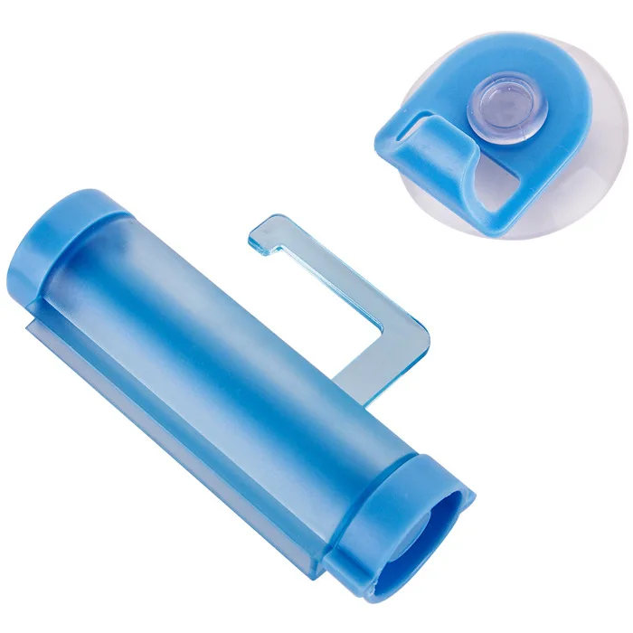 

Plastic Rolling Tube Squeezer Toothpaste Dispenser Sucker Holder Dental Cream Bathroom Manual Syringe Gun Dispenser