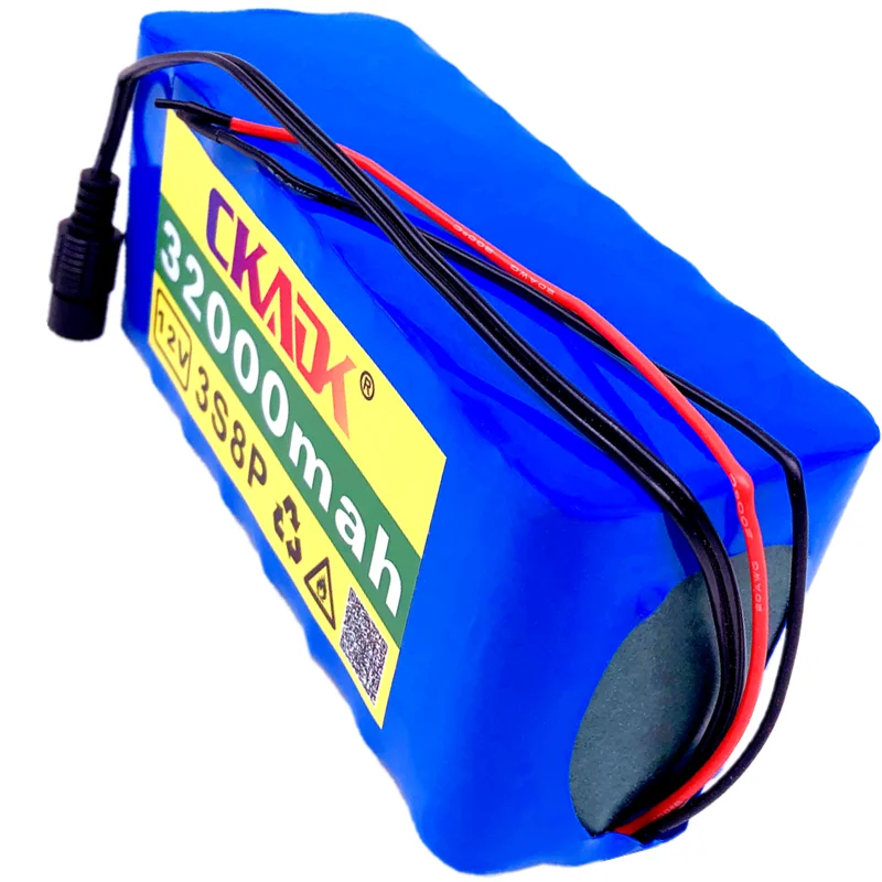 

18650 Battery pack High Quality Super Rechargeable Portable Lithium-ion Battery DC 12V 32000mAh 12.6V 32Ah battery pack