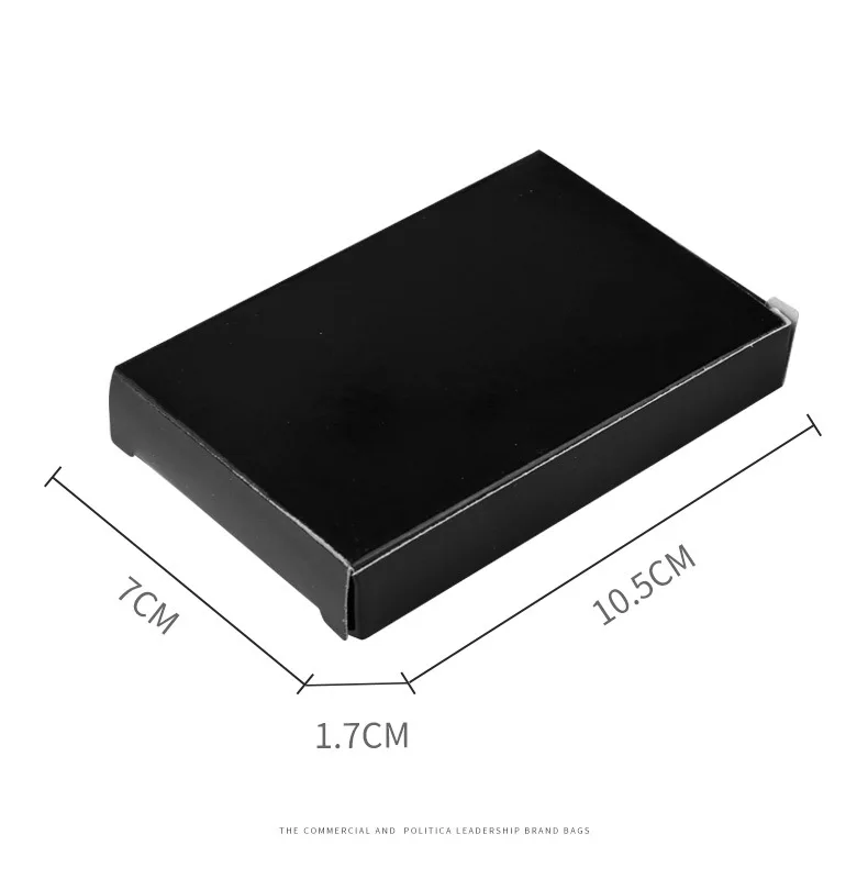 Качественный держатель для кредитных карт из нержавеющей стали с эластичным