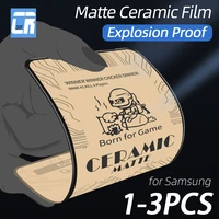 1 3pcs matte ceramic screen protectors for samsung galaxy a32 a42 a52 a72 m62 m51 m31s m21s m11 a51 a71 a50s a30s a20 soft film