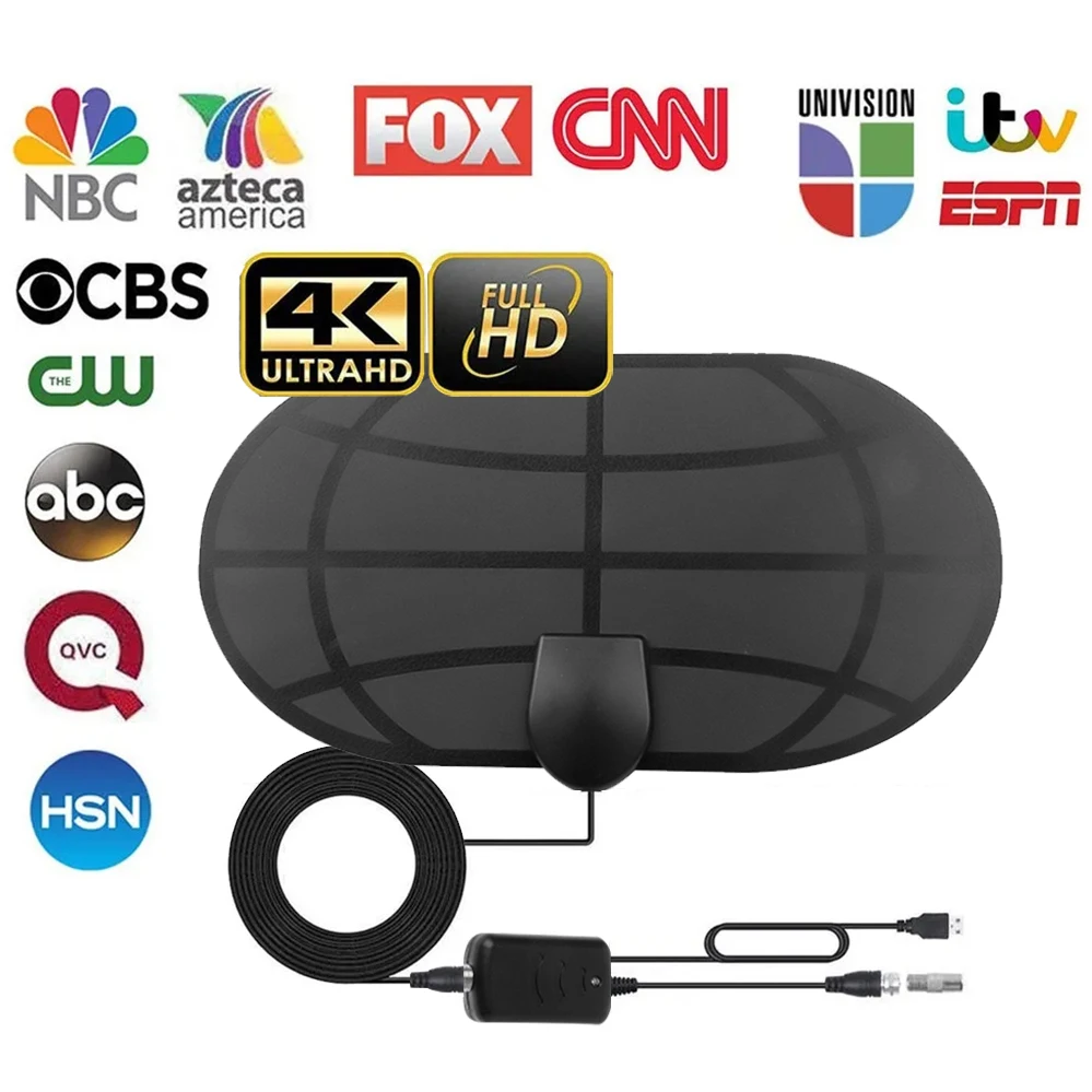 

TV Stick Antenna 980 Mile Range Antenna 4K Digital HDTV Indoor TV Antennas Amplifier Signal Booster for Indoor HD TV Radius Surf