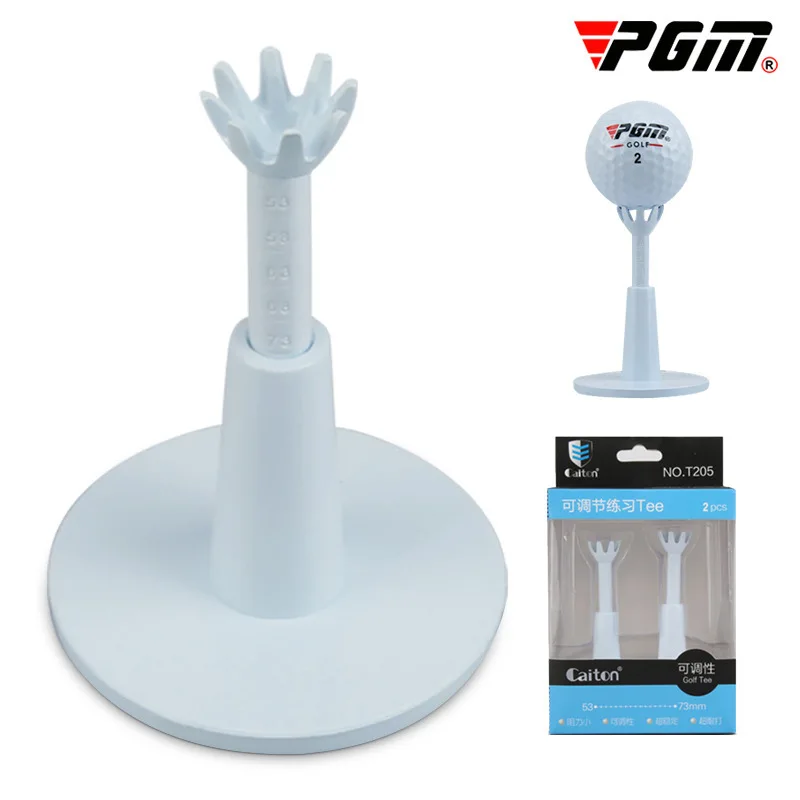 

1 Pair PGM Golf Tee Adjustable Height Flexible Ball Tee Golf Toe