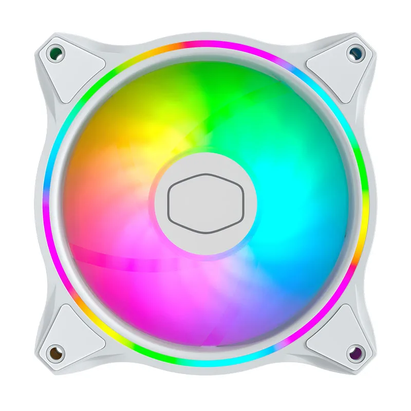 Вентилятор охлаждения шасси бесшумный и цветной 120 мм 5 В/3 контакта с поддержкой