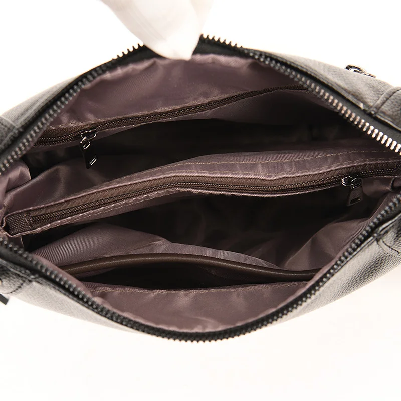 

Tassel Decoration PU Leather Bucket Shoulder Handbags for Women Solid Color Retro Underarm Bag Female Wild Style Messenger Bag