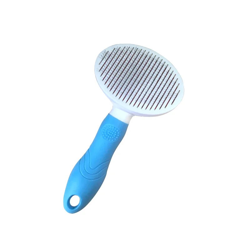 

Pet Combing Brush Automatic Hair Removal Comb Artifact Dog And Cat Massage Self-Cleaning Needle Comb Cleaning Supplies