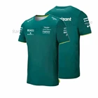 Официальный сайт горячая Распродажа 2021 команда Aston Martin F1 футболки формула One футболки команда одежда из Джерси для гонок фанаты футболки для вечевечерние