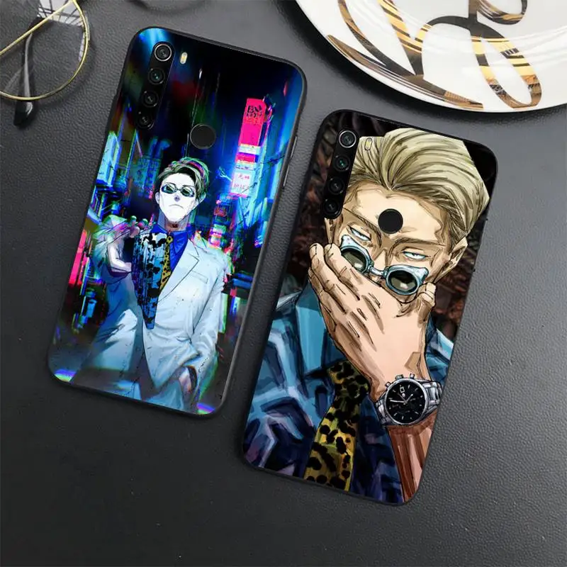 

Kento Nanami Jujutsu Kaisen anime Phone Case For Xiaomi Redmi note 7 8 9 11 t s 10 A pro lite funda shell coque cover