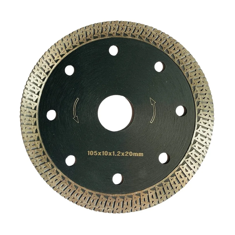 

Алмазное лезвие для пилы диаметром 4 "5", сетчатый Turbo диск для резки мрамора, алмазная пила для сухой или влажной резки 104/105 мм, Алмазное лезви...