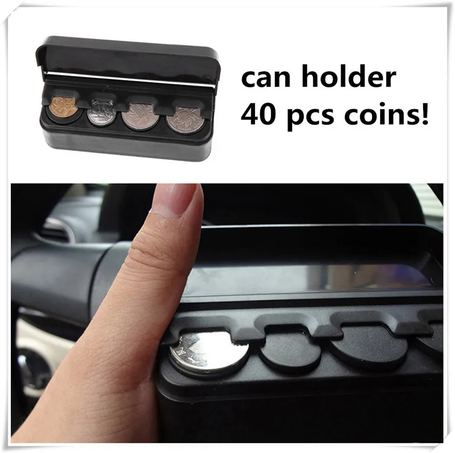 

Car Coin Organizer Case Change Storage Box Container for Chevrolet Blazer Traverse Tahoe Equinox Trax Sonic FNR-X Bolt