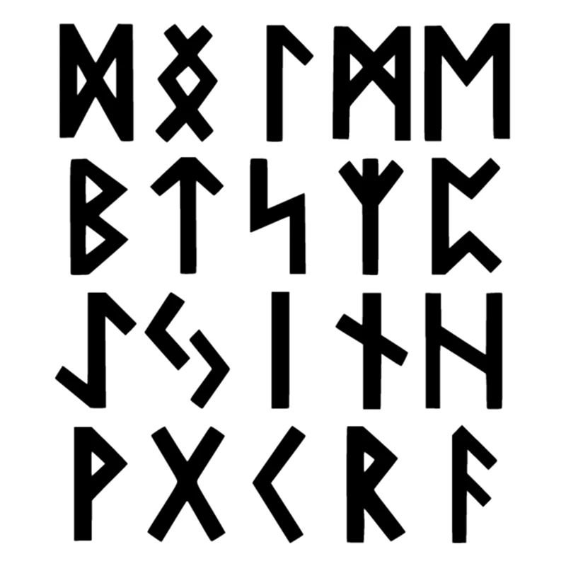 CK3015#15*17см наклейки на авто Славянские руны водонепроницаемые машину наклейка для