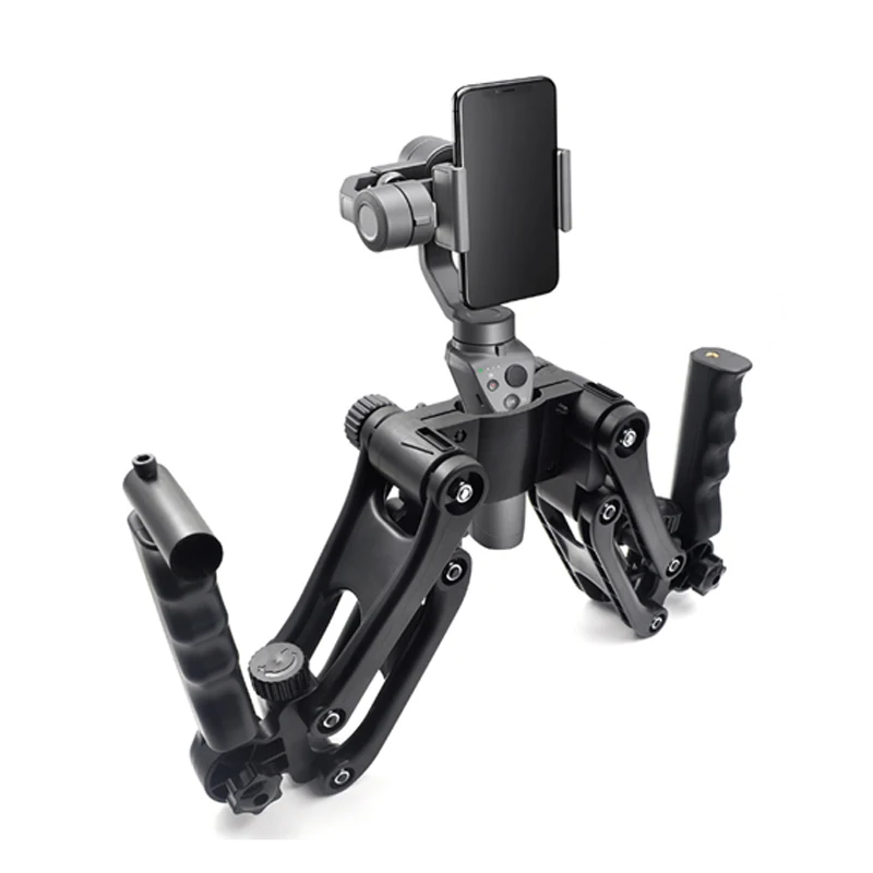 

Osmo рычаг с двойной ручкой с пружинной удлинительной стойкой для Рига Steadicam 3 4 5-осевой ручной карданный амортизатор для DJI Ronin S Feiyu