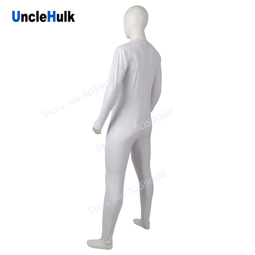 Супер Sentai белый Прорезиненная Ткань боди | UncleHulk|Праздничные костюмы|