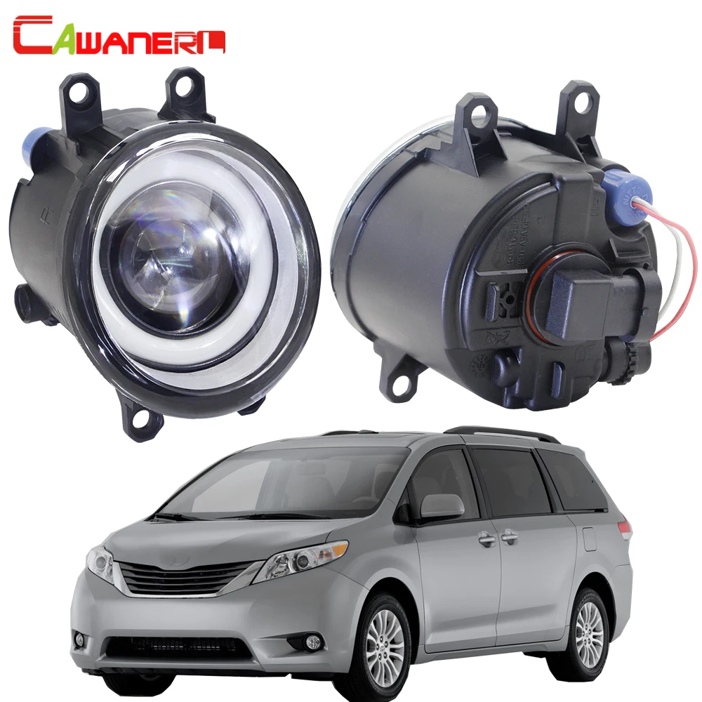 Cawanerl для Toyoya Sienna 2009 2013 стайлинга автомобилей Светодиодный туман светильник Ангел