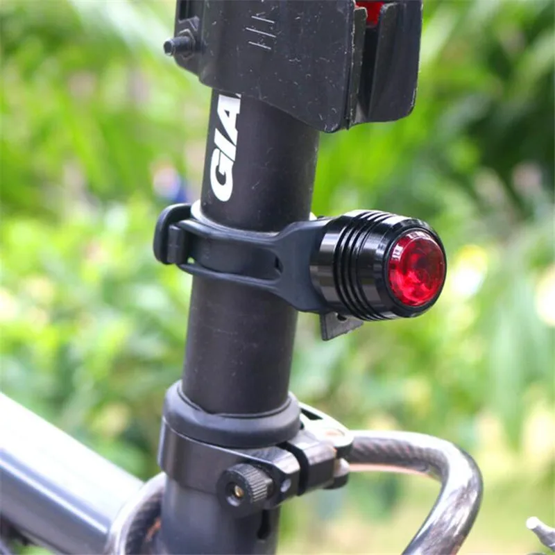 Новый USB Перезаряжаемый 3-режимный задний фонарь для велосипеда предупреждающий
