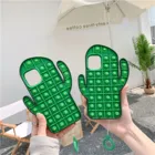 Мягкий силиконовый чехол для Iphone X, Xs, 11, 12 Pro Max, антистресс