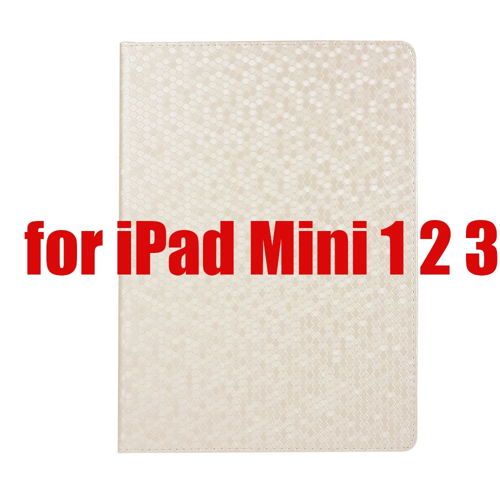Чехол для iPad Mini 4 3 2 Чехол GOLP матовый флип-стенд Авто Режим сна/Пробуждение Смарт-Чехол для iPad Mini 2 Чехол - Цвет: Gold-123
