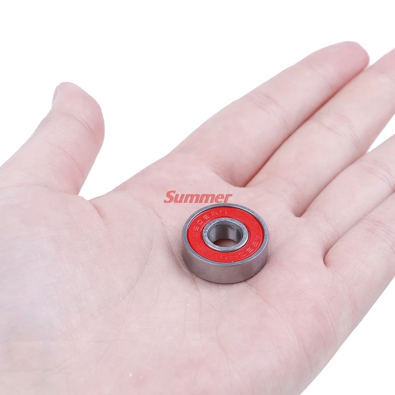 

Hot 8x22x7mm Anti-rust ABEC-9 608 2RS Inline Roller Skate Wheel Bearing Skateboard Wheel Bearing Red Sealed Shaft
