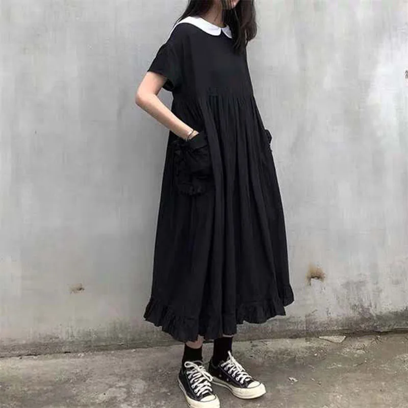 Женское длинное черное платье в готическом стиле винтажная готическая одежда