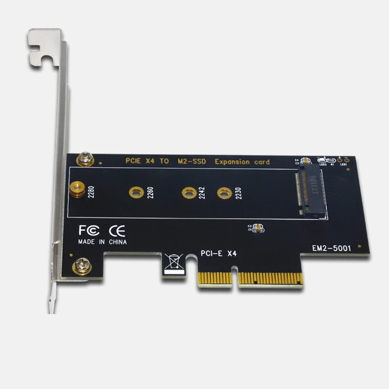 Адаптер M.2 NVMe SSD NGFF на PCIE X4 интерфейсная карта M Key поддержка PCI Express 3 0 2230 2280 размер m.2