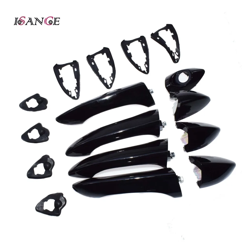 Наружная дверная ручка ISANCE монтажный комплект FL FR RL RR для BMW E53 X5 1999 2006 OEM #51218257738 &