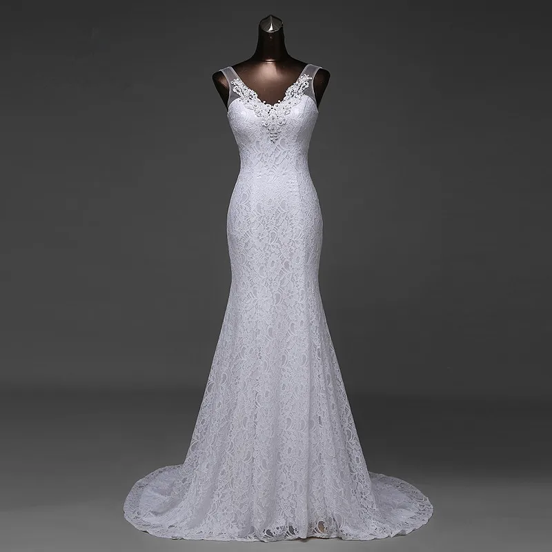Новые красивые кружевные цветы Русалка Свадебные платья vestidos de noiva robe de mariage vestido de noiva свадебное платье